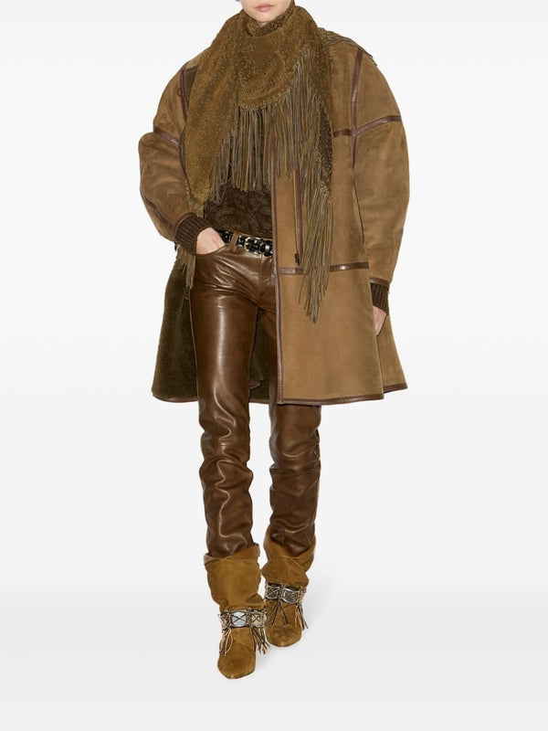 Adael Shearling Lambskin Coat