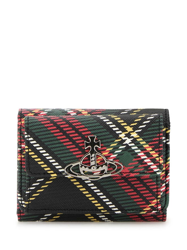 Vivienne Westwood Multicolor Checked Wallets