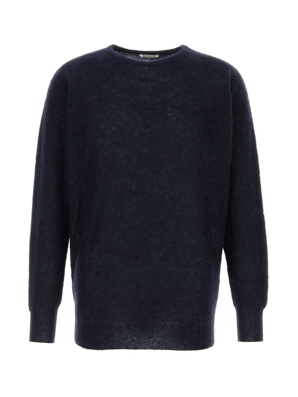 Auralee Navy Knitted