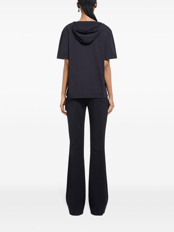 ロゴパッチ半袖パーカー