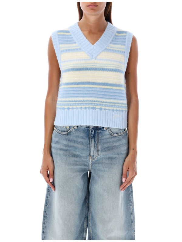 Stripe Soft Knit Vest