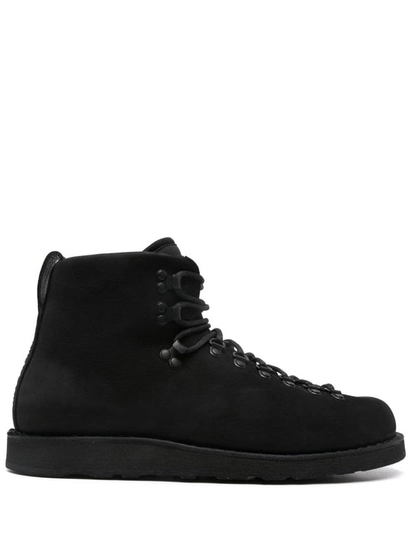 Stone Island Black Lace-Up Boots