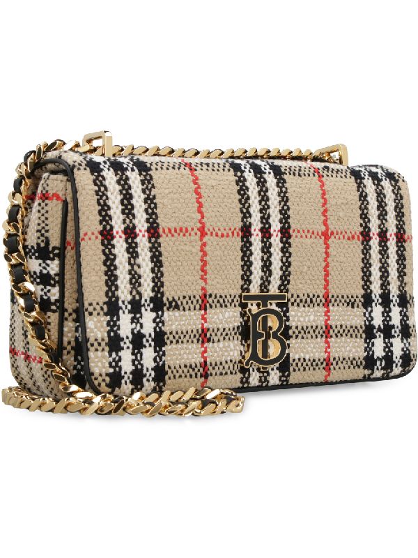 Vintage Check Bouclé Small Rolla Bag