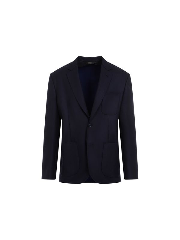 Wool Silk Single Tailored Jacket