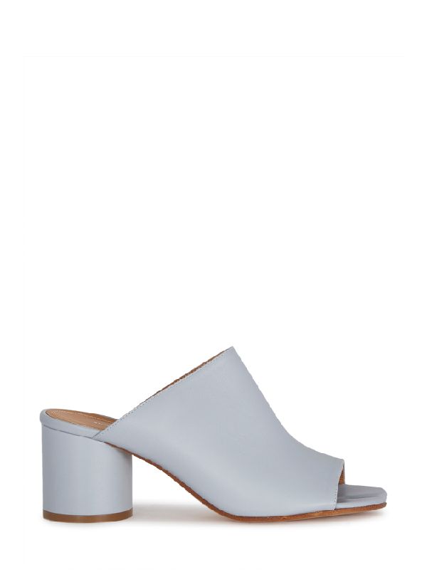 Tabi Leather Low Sandal Heel