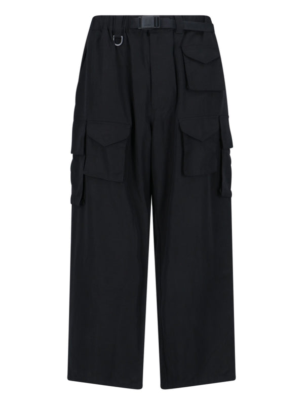 Y-3 - Belted Multipocket Pants - Jente