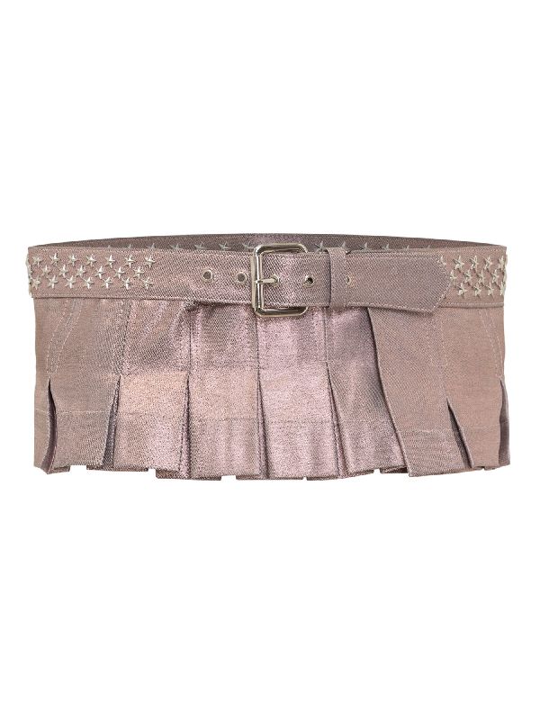 Pleated Skirt Belt