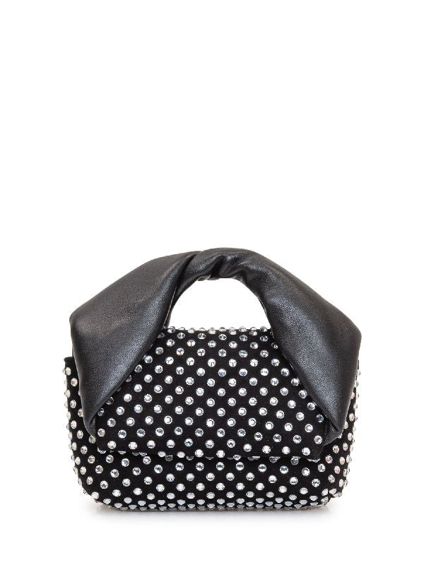 Crystal Embellished Twist Mini Tote Bag