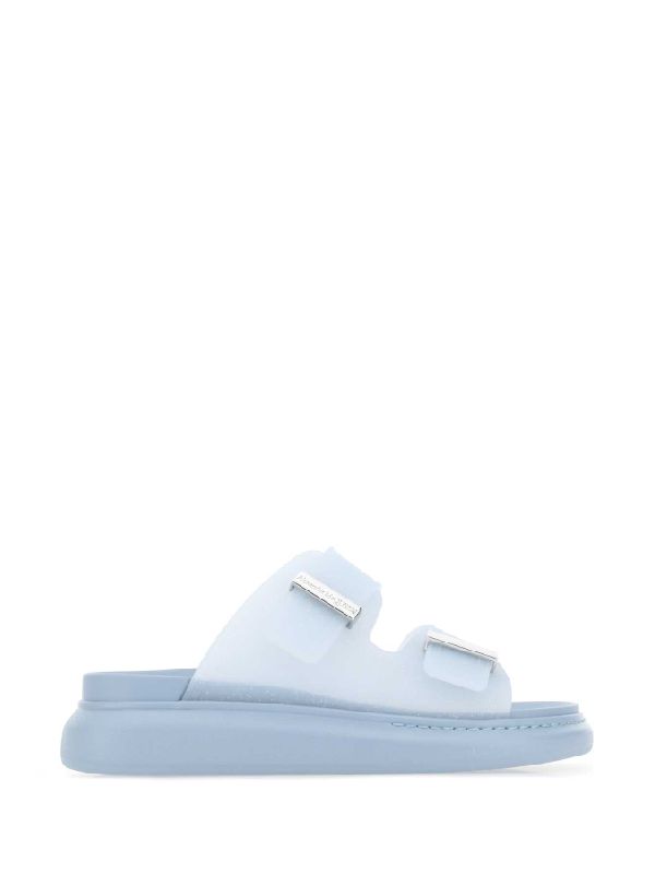 Velcro Logo Buckle Sandals