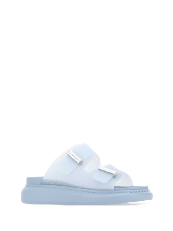 Velcro Logo Buckle Sandals