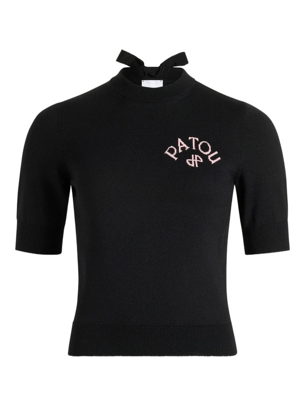 Patou Black Knitted