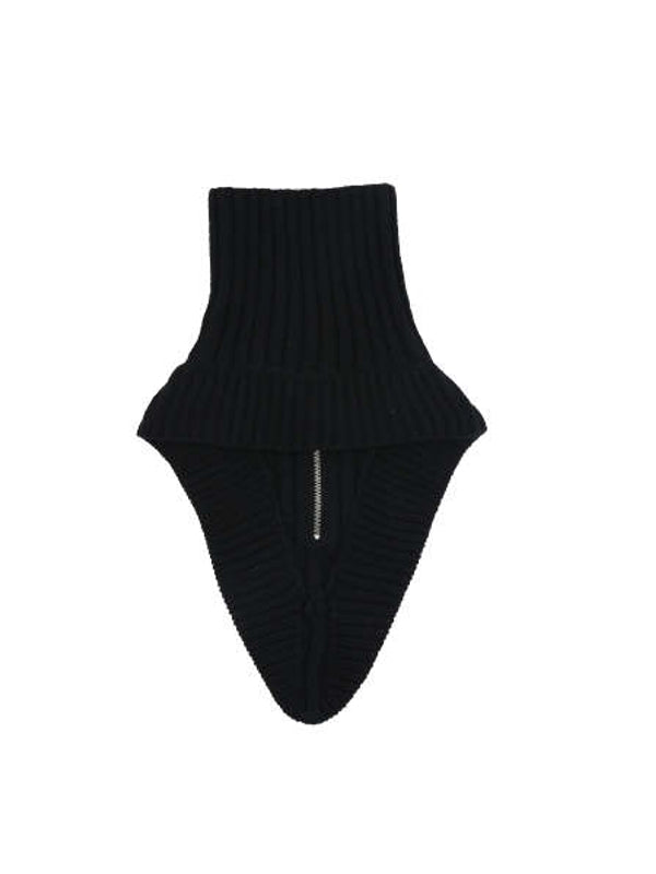 Zip-up Wool Neck Warmer