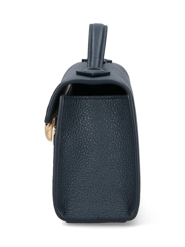 Savette Navy Tote Bags