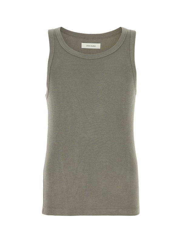 Crewneck Rib
  Cotton Tank Top