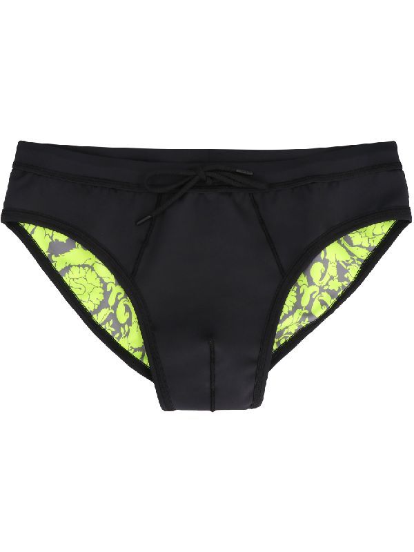 Baroque Pattern Swim Brief