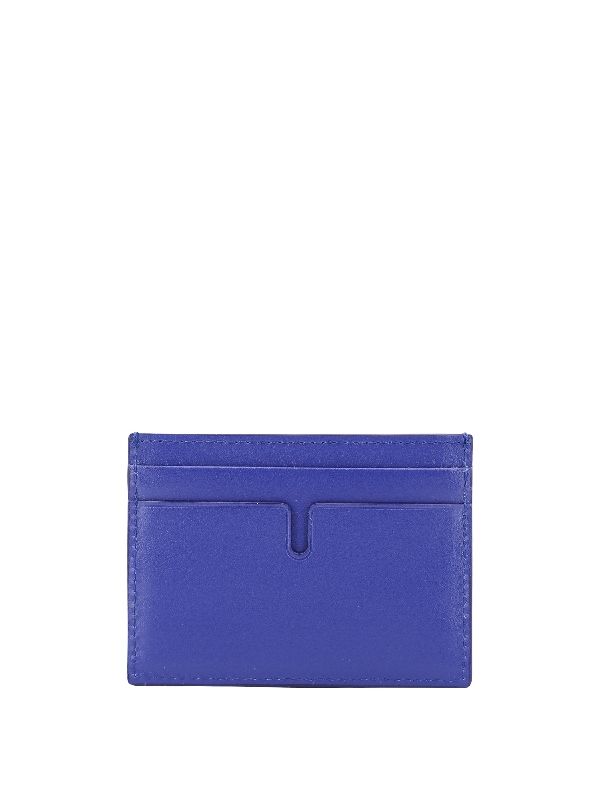 Ekd Embossed Logo Leather Cardholder