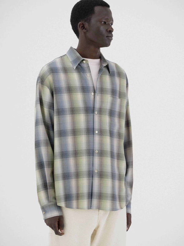 Auralee Super Light Wool Check Shirt