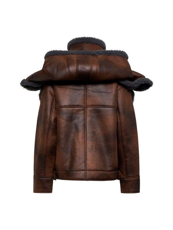 Shearing High-neck Jacket