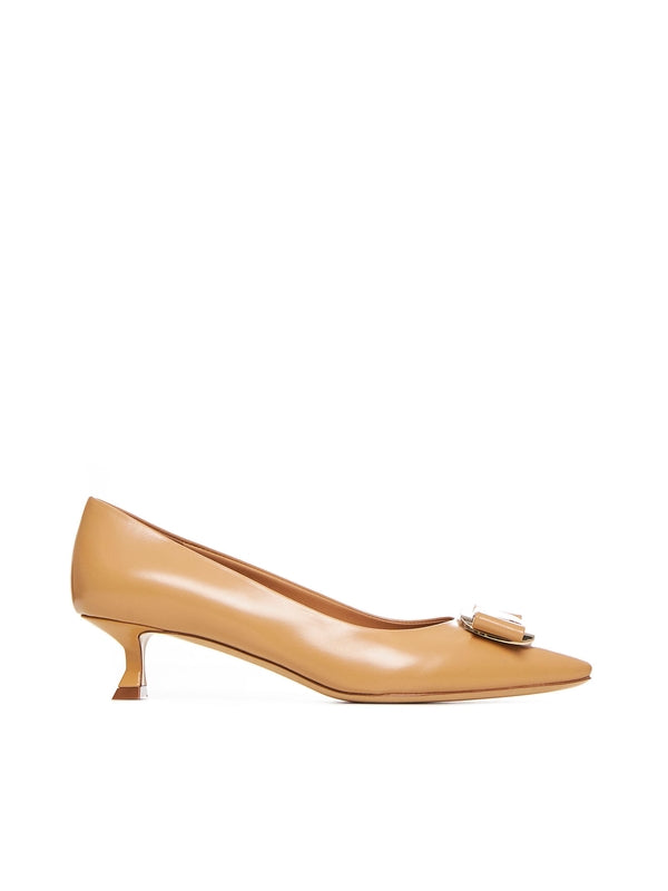 Vara Bow Leather Pumps