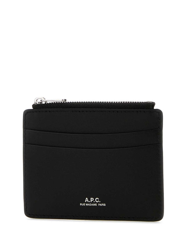 A.P.C. Black Card Holders