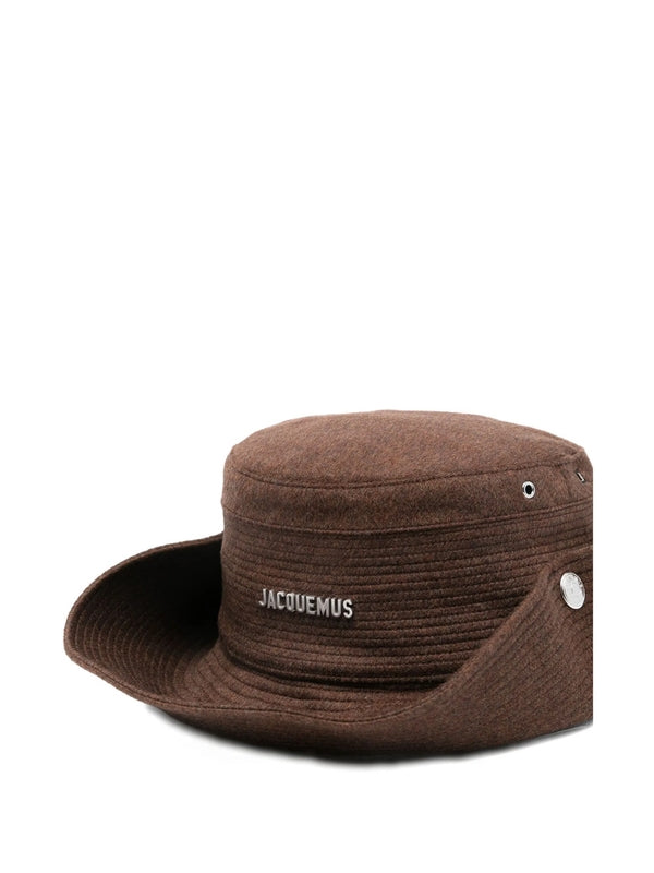 Jacquemus Brown Bucket Hats
