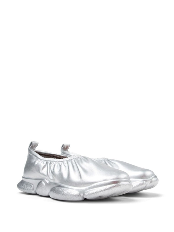 Camper Silver Flat Shoes