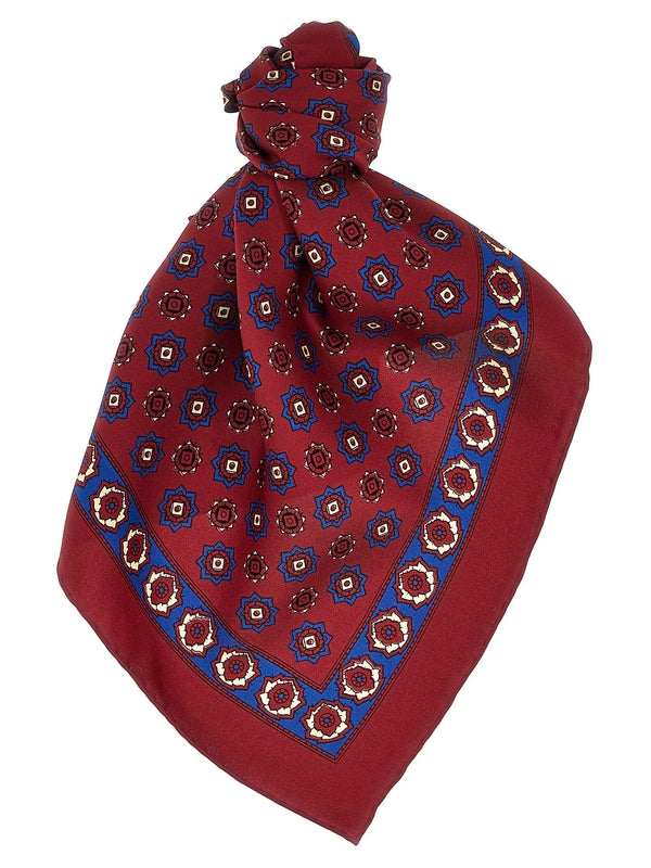 Graphic
  Pattern Silk Scarf