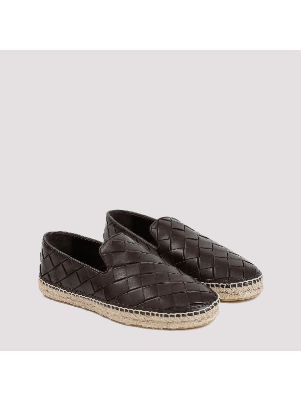 Intrecciato Leather Espadrilles