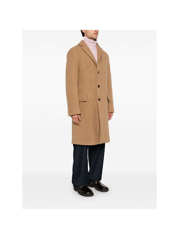 Single Breasted Wool Coat