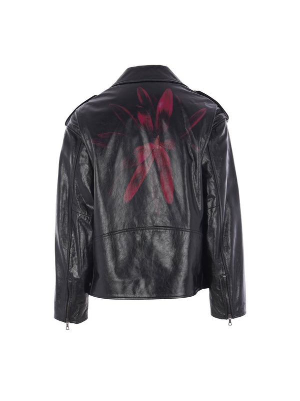 Dries Van Noten Black Biker