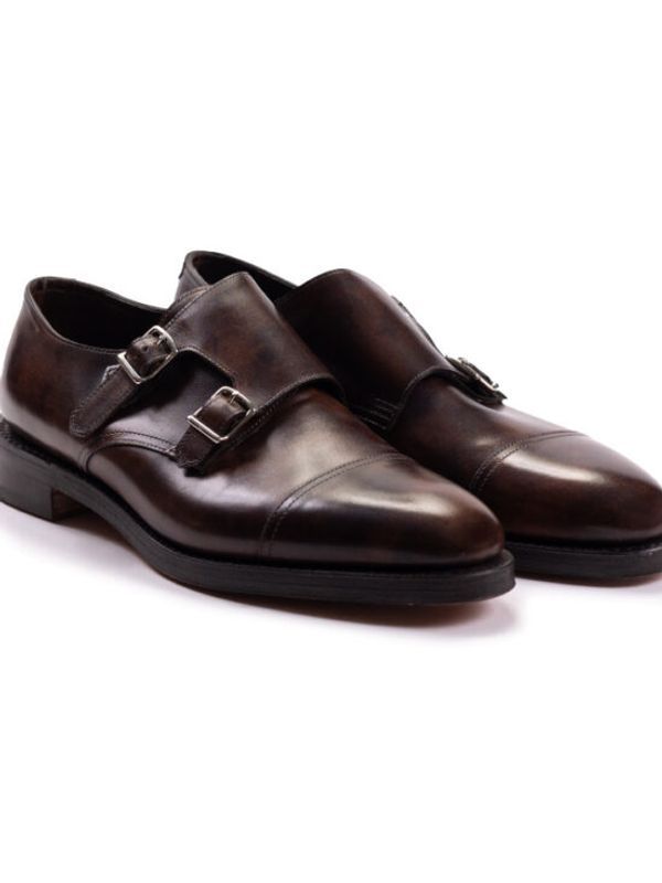 William Leather Monkstrap Shoes