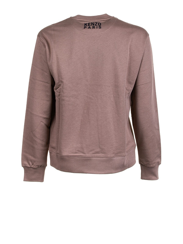 Embroidered Detail Cotton Sweatshirt