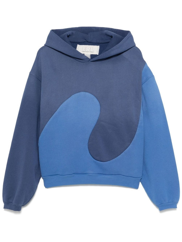 Swirl Pattern Cotton Hoodie