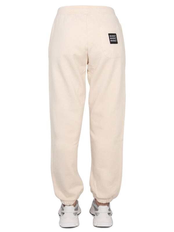 Logo Detail Cotton Jogger Pants