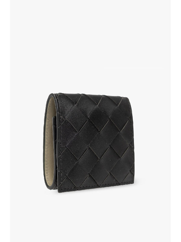 Intrecciato
  Leather Flap Coin Wallet