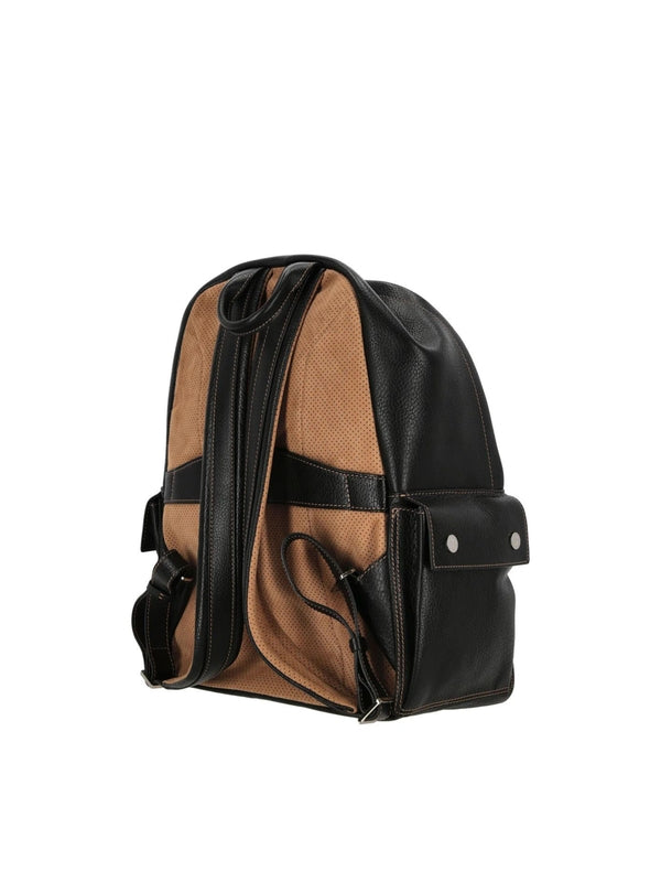 Black Calfskin Backpack