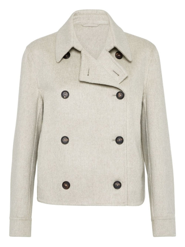 Brunello Cucinelli Gray Coat