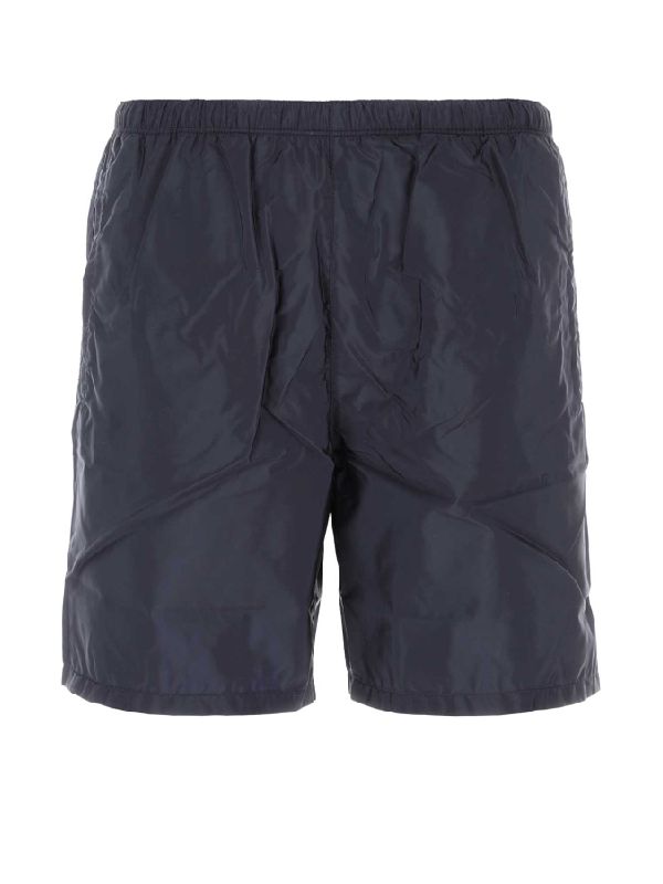 Back Triangle Logo Navy Swim Shorts