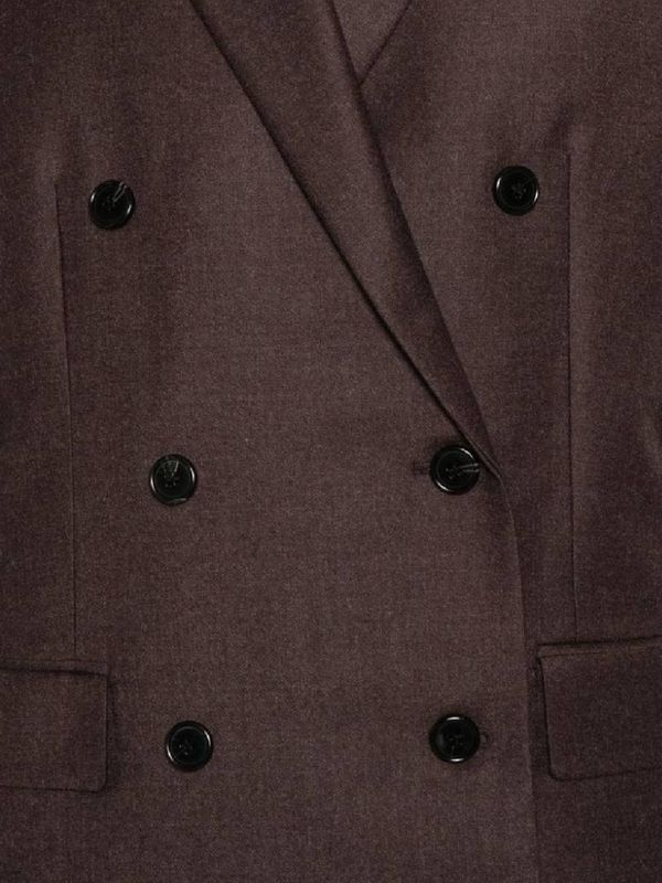 Double Breasted Wool Tailored Jacket