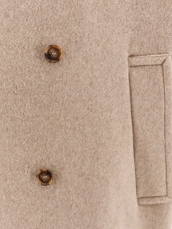 MM6 Maison Margiela - Wool Blend Double Coat - Jente