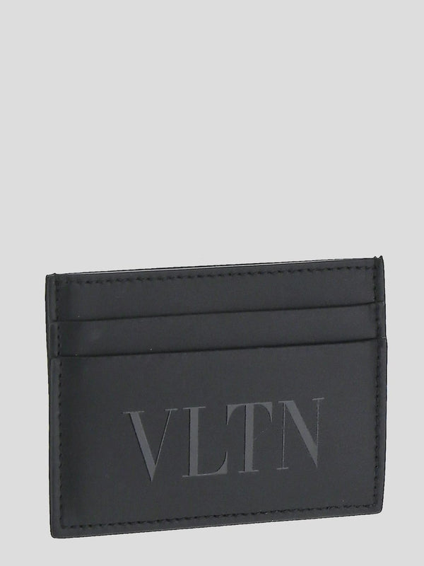 Vltn Leather Card Wallet