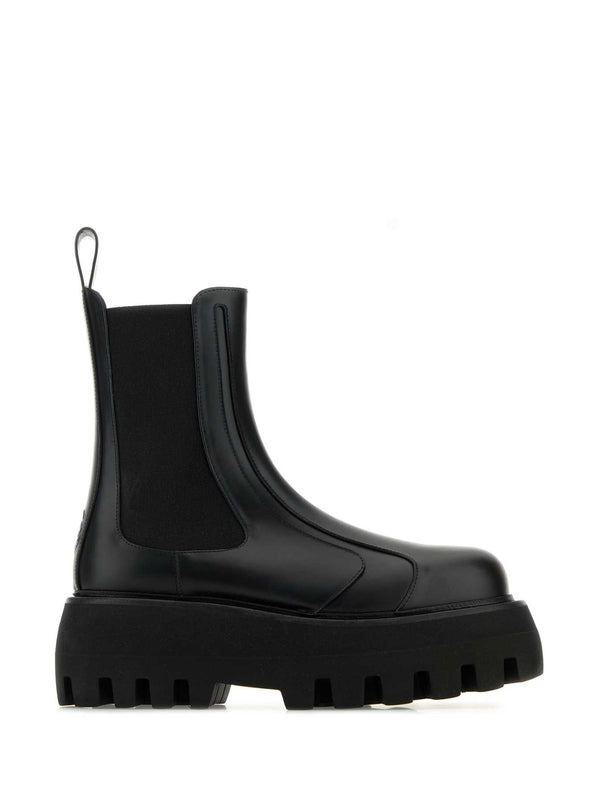 Sofa Platform Leather Chelsea Boots