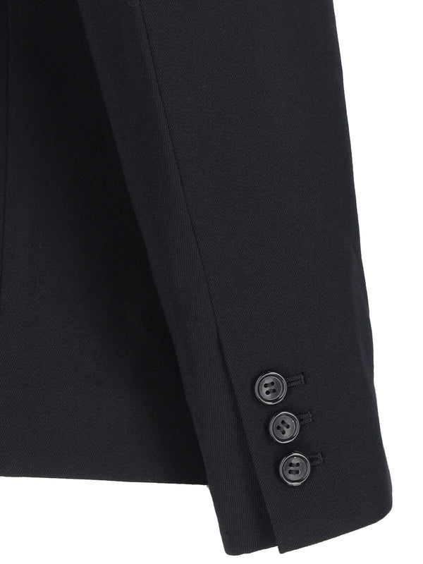 Applique Detail Wool Blazer