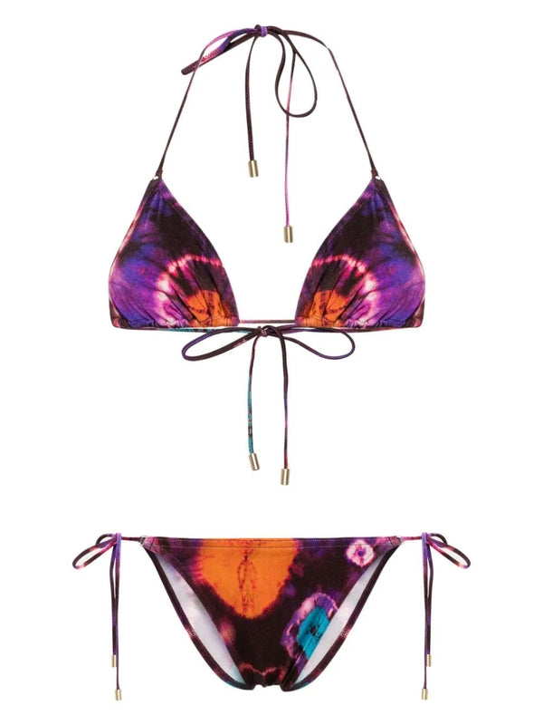 ACADIAN Tie-Dye Printing Bikini Set