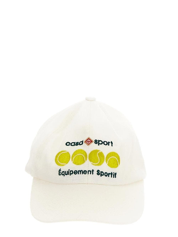 Tennis ball embroidery ball cap