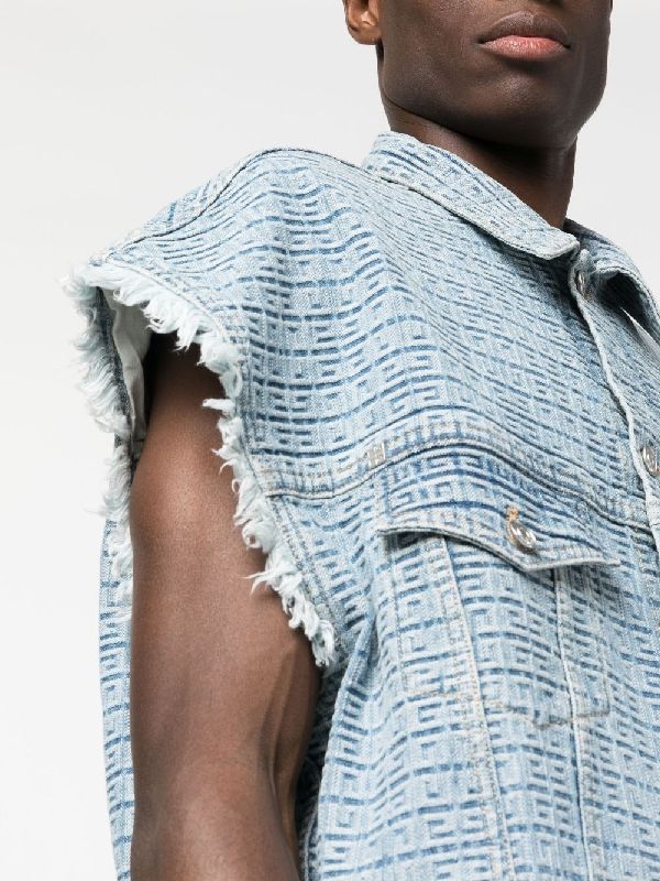 Allover 4G
  Jacquard Denim Vest