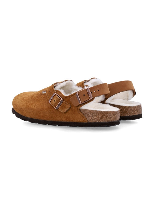 Tokyo Shearling Suede Sandals