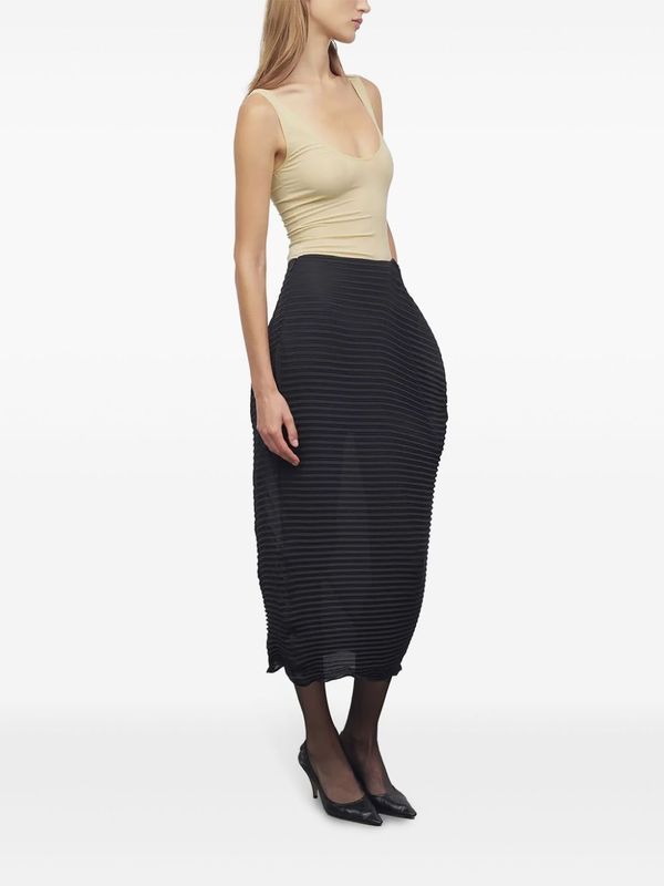 Yuki Pleats Detail Midi
  Skirts