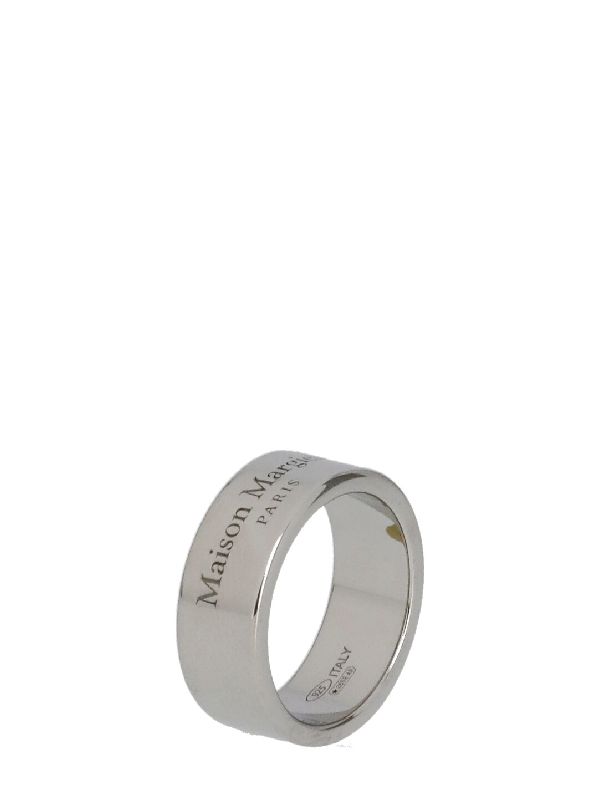 Engraving Logo Silver Ring