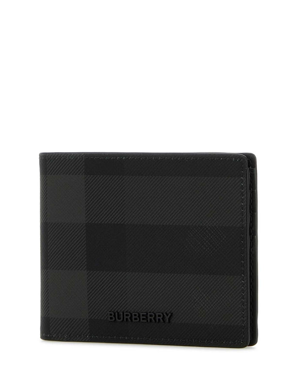 Burberry Black Checked Wallets